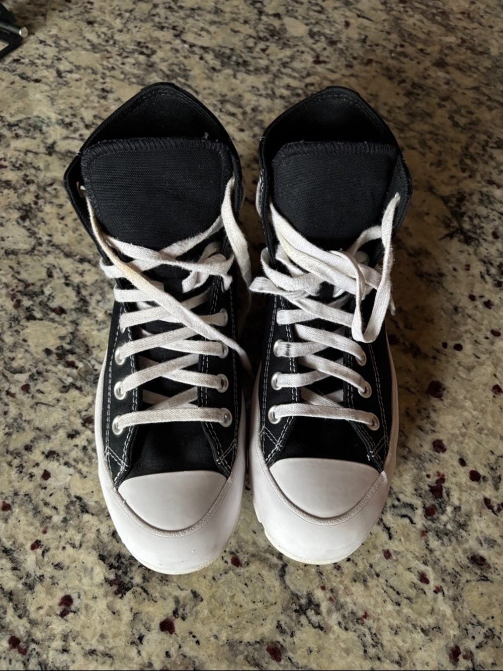 Converse Lug platforms b/w 9
